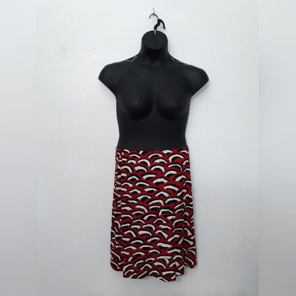 Rafael Red black and white skirt - Picture 1 of 3